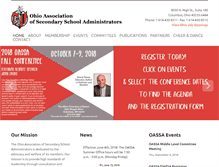Tablet Screenshot of oassa.org